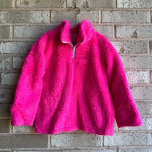 Mila & Rose Bright Pink Fleece Pullover